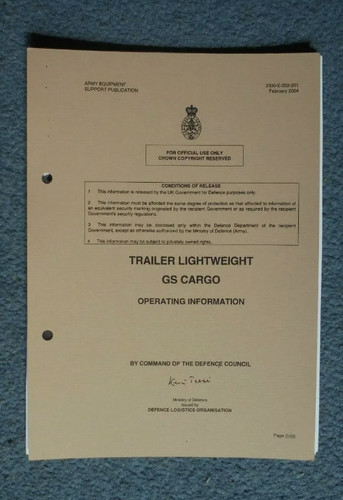 British army penman - gs, trailer