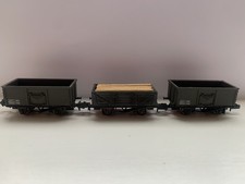 3 x Graham Farish GWR 16 Ton Mineral Wagons - Grey - 2204 - N-Gauge