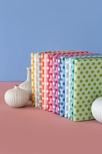 Tilda fabric polka dot - fabric, cut