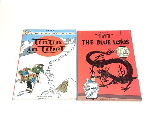 Tintin tibet and - blue, lotus