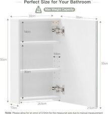 Single Door Bathroom Mirror