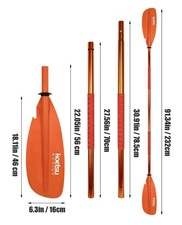 Orange 230 Kayak Paddle 4
