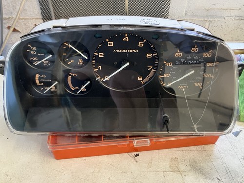 Mazda rx7 turbo - mazda, clocks