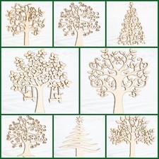 Wooden MDF Tree Shape