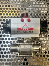 ACTREG EN 15714-3/EN ISO 5211 Pneumatic Actuator Spring Return with Ball Valve