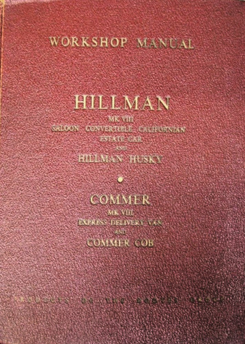 Hillman minx husky commer car - minx,