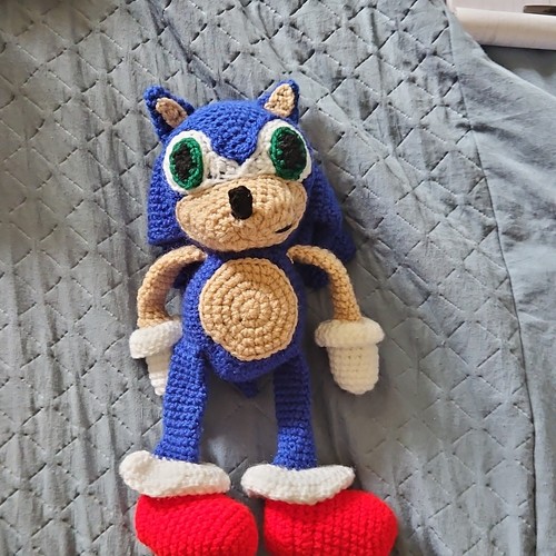 Handmade crochet sonic the - handmade,