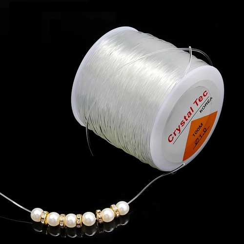 Elastic beading thread clear - elastic,