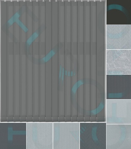 Grey vertical blind - vertical,