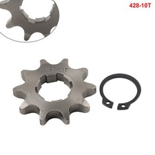 Black 428 Chain 20mm 10T Front