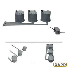 DAPR - N Gauge Scenery Building Kit - Fuel Depot Silo Tank Station