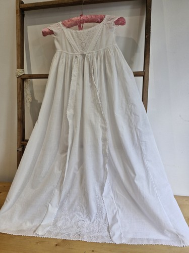 Antique christening gown baby - christening,