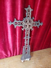 Antique French Iron Crucifix