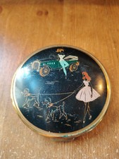 Antique Compact With Mirror
