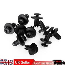10 PACK 6MM FAIRING PANEL TRIM CLIPS SCREW IN RIVETS CLIP MOTORCYCLE UNIVERSAL E
