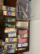 LARGE Lot Of Knitting Needles, Bamboo Circular, Boye, Susan Bates Various Sizes