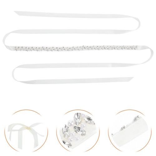 Pearl belt bride crystal - bride,