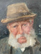 Newlyn School Oil Painting In Manner Of Stanhope Alexander Forbes With Label A/F