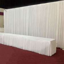Extra Long Wedding Backdrop Stage Photography Background Curtains Indoor Outdoor