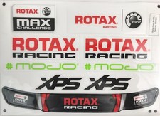 ROTAX EVO  MAX KART STICKER PACK AND VISOR STICKER - TONY KART - NEXTKARTING - 