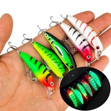 5Pcs/Boxed Hard Artificial Bait Wobbler Crank baits Minnow Fishing Lure Set