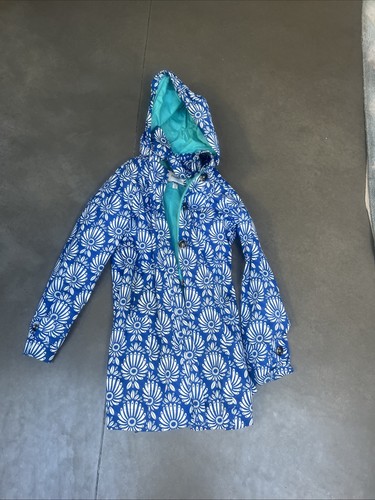 Blue white hatley raincoat - blue,