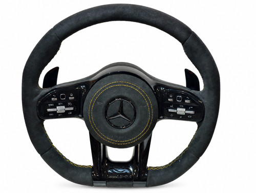 Mercedes amg suede steering - amg,