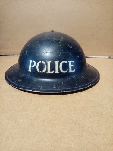 Ww2 british police helmet - british,