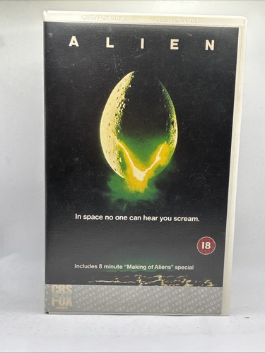 Alien vhs cbs - cbs/fox, ex