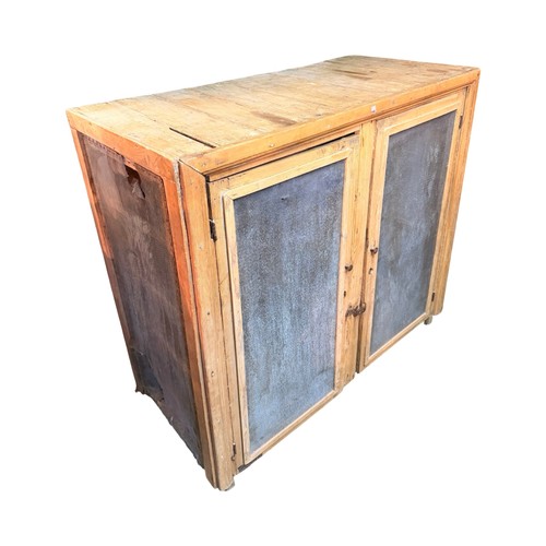 Antique pine meat safe - pine,