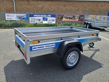 New Car Trailer Faro Pondus 201 x 125cm Camping 6.7 x 4.1Ft Garden