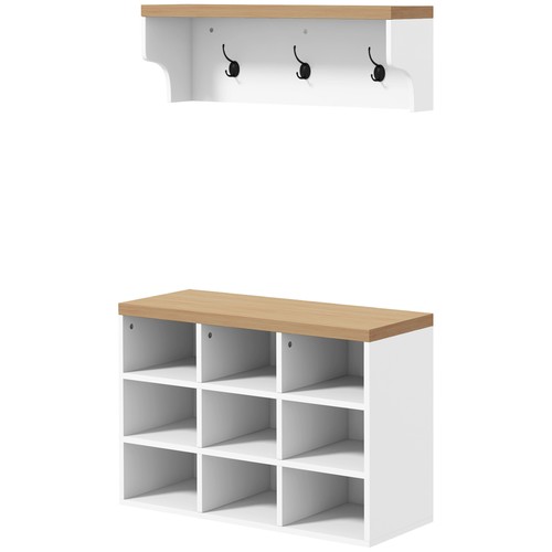 Hall tree coat - rack, shoe