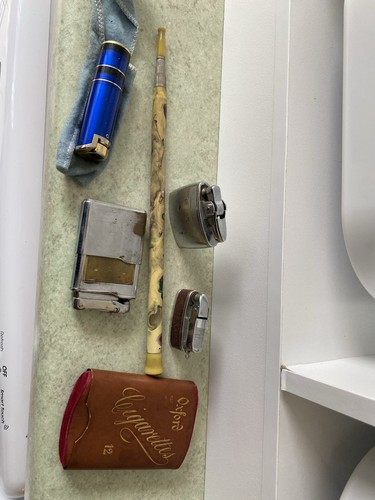 Vintage lighters and cigarette - vintage,