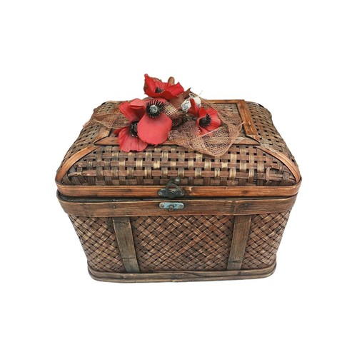 Vintage wicker basket treasure - basket,