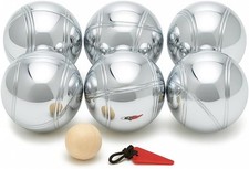 6 French Boules Set Stainless
