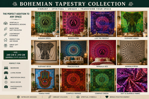 Extra large mandala tapestry - extra,
