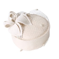 Royal Pillbox Hat Mesh Veil Fascinator Cap Headpiece Clip Wedding Party Hat