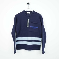 Stone Island Blue Pure Wool