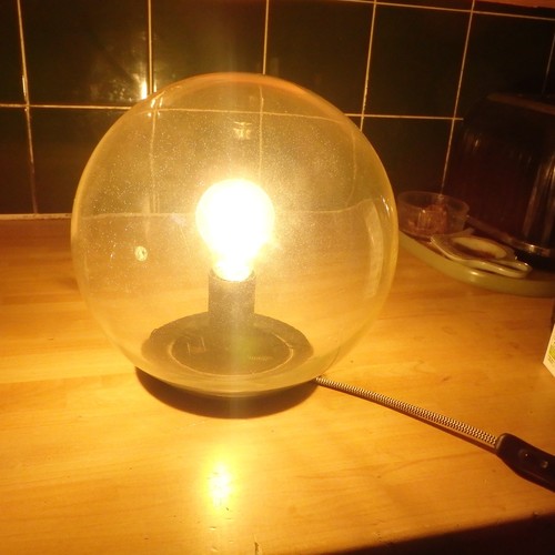 Ikea fado glass - glass, lamp