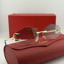 Cartier C Rimless Gold Frame