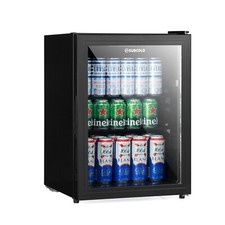 Subcold Table Top Mini Fridge 60L Quiet & Efficient CAVE60 LED Glass Door