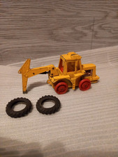 Matchbox Tractor K-5 Super Kings Muir Hill Trailer 1972 Muir-Hill Vintage Yellow