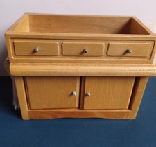 Dolls House Baby Changing Unit