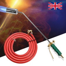 2M Hose Long Arm Propane Butane Gas Torch Burner Blow Kits Roofing Brazing Tool~