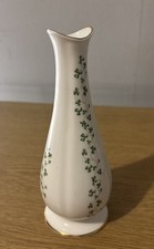 Royal Tara Shamrock 17cm Vase, Used. Fine Bone China Tara Hall Mark. Ireland