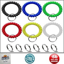 Spring Coil Wrist Keychain