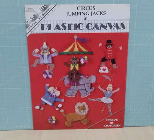 Plastic canvas circus jumping - plastic,
