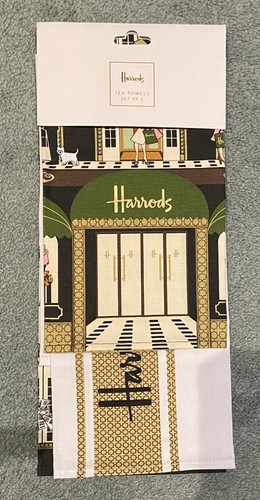 Harrods tea towel elevator - tea,
