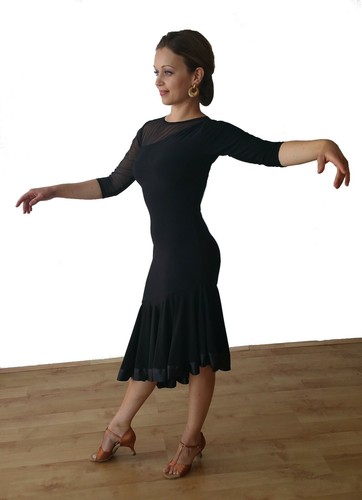 Stretchy latin dress - latin,