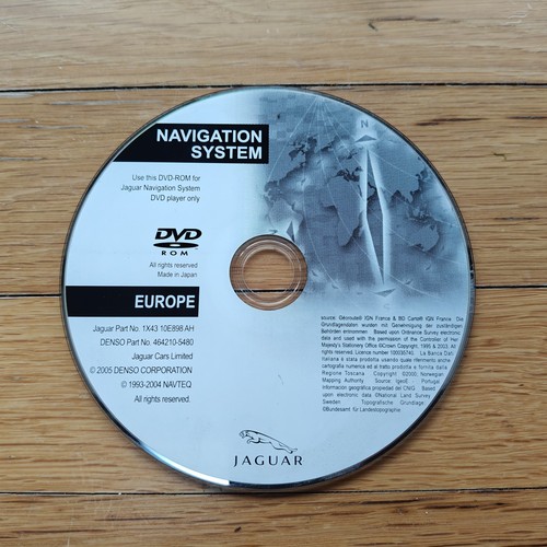 Genuine jaguar sat nav - genuine, dvd